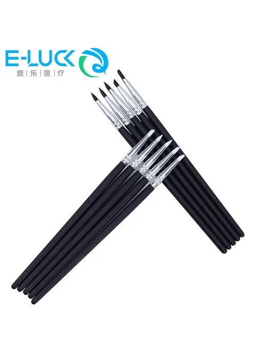 E-LUCK Силиконовые ручки для зубной щетки 5 шт. БЕЛЫЙ, 5 шт, фото 2