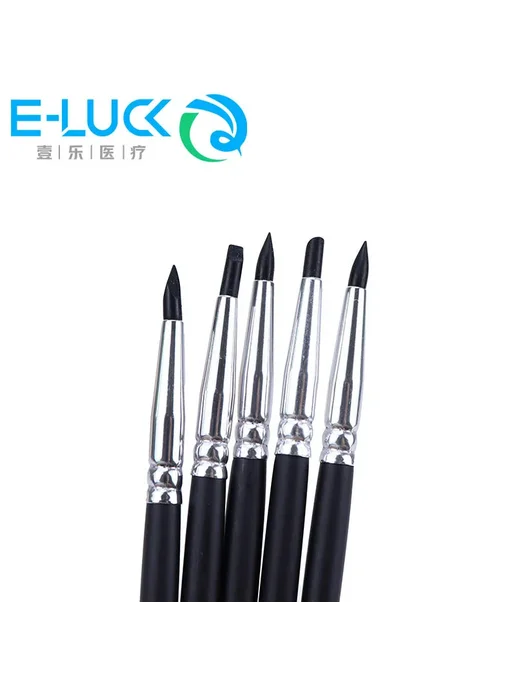 E-LUCK Силиконовые ручки для зубной щетки 5 шт. БЕЛЫЙ, 5 шт, фото 3