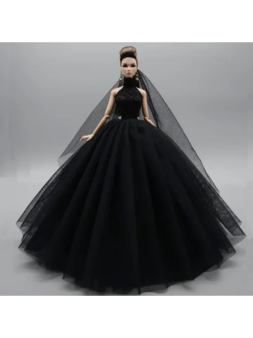 Нет бренда Наряды для кукол BABI Бежевый, Dress 02, бежевый, фото 6
