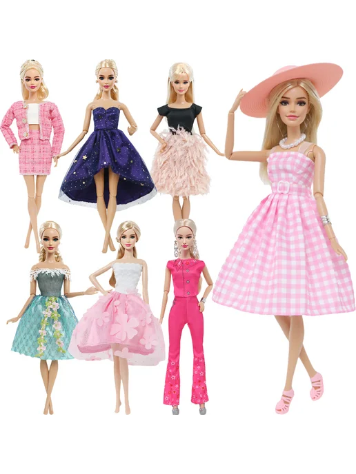 YAMIOW Платье для куклы Barbie, цвет NO.3, вариант, фото 3