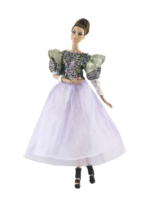 Нет бренда Наряды для кукол BABI Розовый, Dress 07, розовый, фото 4