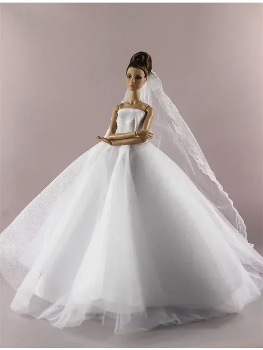 Нет бренда Платье для куклы BABI 11,5 дюймов Темно-синий, 1pc Dress 03, синий, фото 3