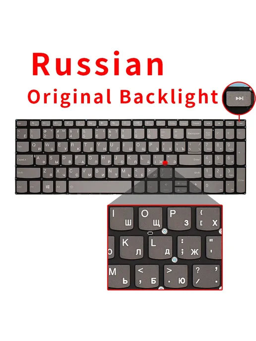Jingqun Оригинальная русская клавиатура для ноутбука Lenovo RU No Po, вариант