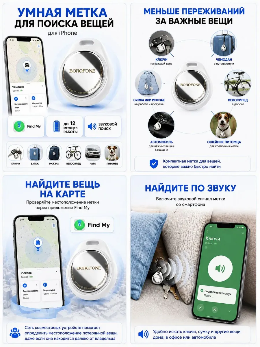 GPS трекер метка для отслеживания — фото 6