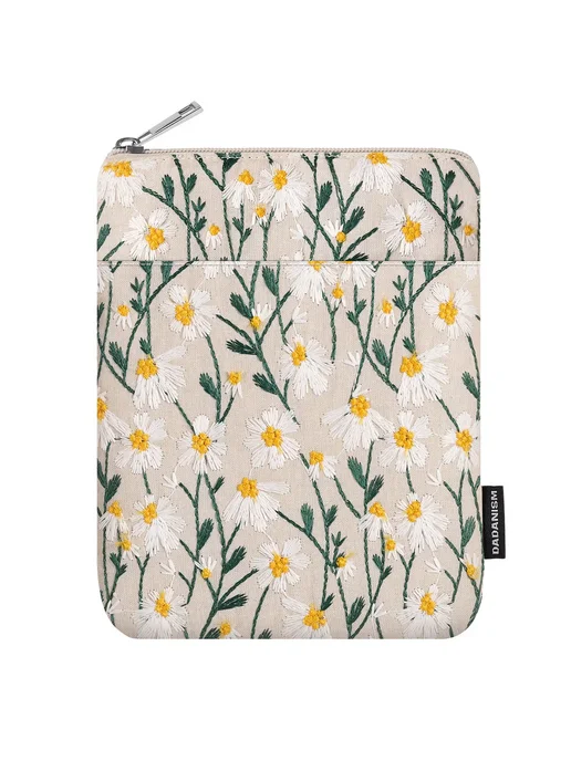 dadanism Чехол для Kindle Beige Floral с вышивкой, бежевый, фото 2