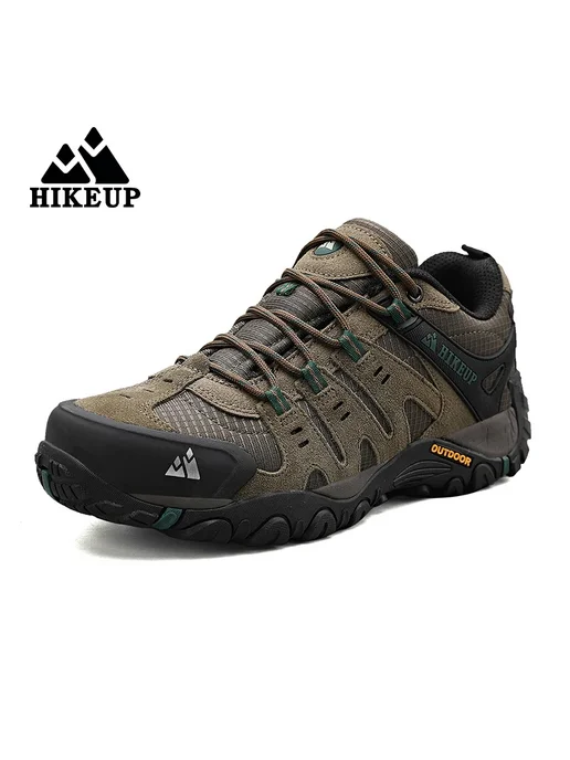 HIKEUP HIKEUP мужская походная обувь, замшевая уличная обувь, износ, вариант, фото 3