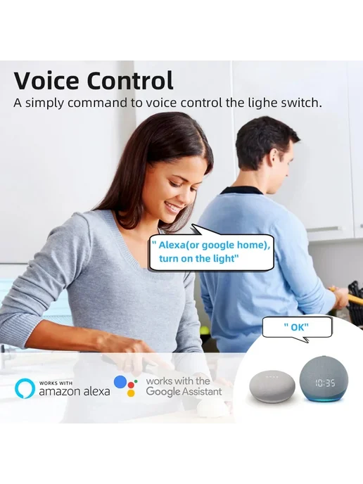 Szaoju Модуль умного WiFi-выключателя 16A 2PCS, 2 шт, фото 3