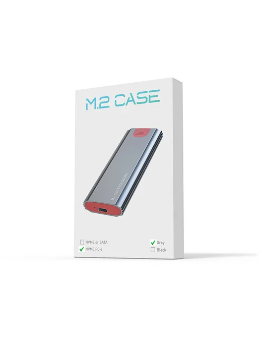 IRhasta Корпус для SSD USB C 3.1 Gen 2 10 Гбит с NVMe Case A, вариант, фото 7