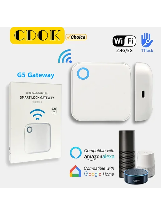 CDOK G5 TTlock Gateway для умных замков, вариант, фото 2