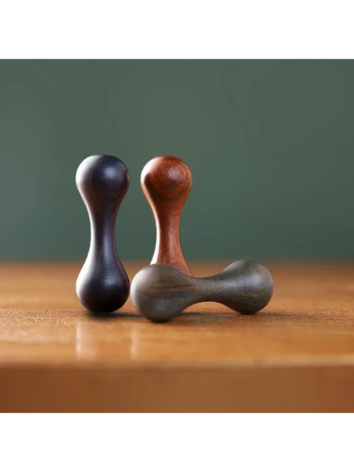 Нет бренда Деревянный антистресс Knucklebone Sandalwood African Yellow, желтый, фото 2
