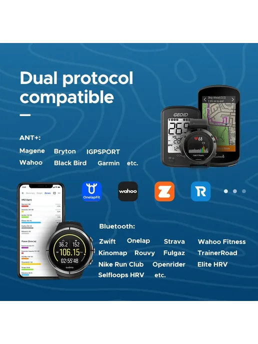 GEOID Пульсометр HS500 Fitness Pulse Meter Ant Bluetooth С Н, вариант, фото 4