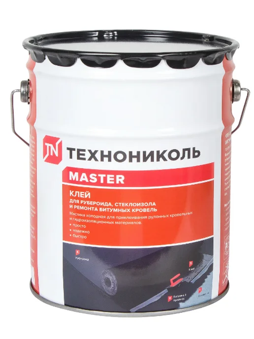 ТехноНИКОЛЬ Клей для рубероида (10кг), 10 кг