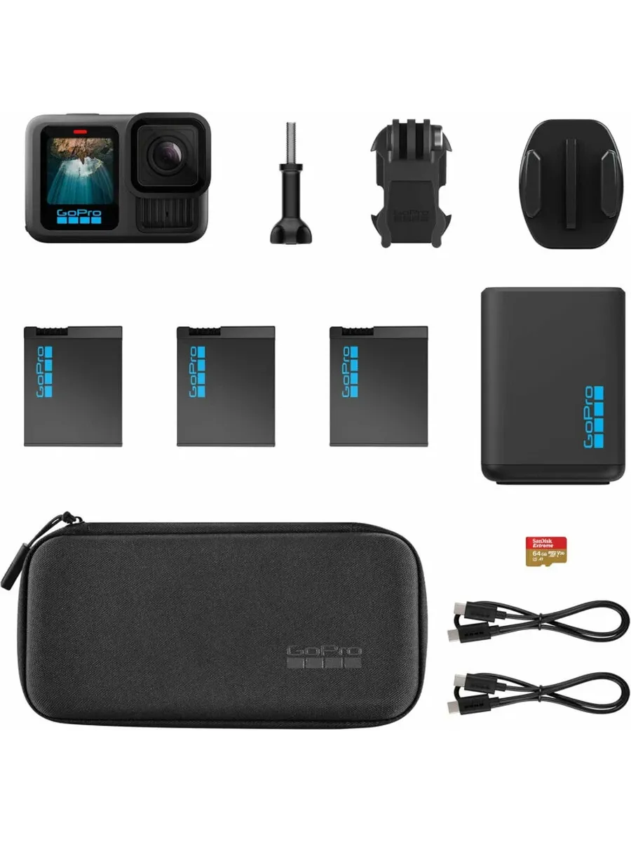GoPro HERO 13 Extended Power Bundle Includes Black