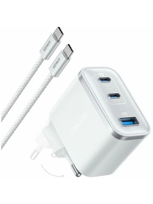 ANKER Сетевое зарядное устройство Nano A121A 70W USB + 2xUSB-C, 70 Вт, фото 8