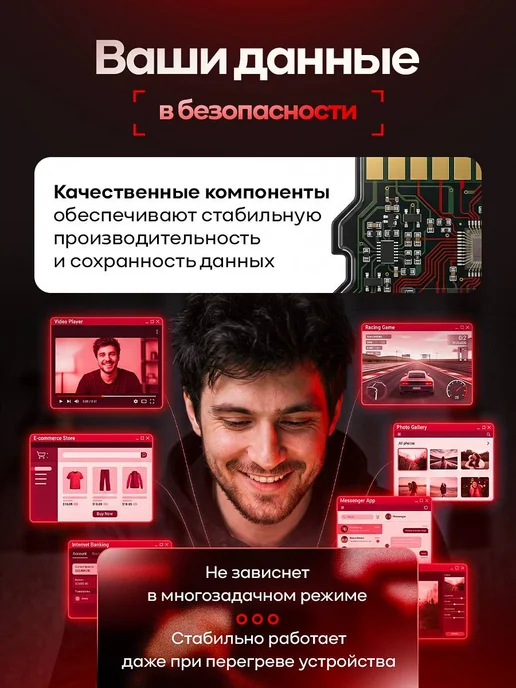 Kingston / Карта памяти Карта памяти MICRO SD 1000 гб, 1000 ГБ, фото 4