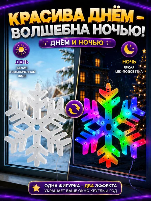 Новогодняя фигурка С новым годом, Снежинка, фото 2