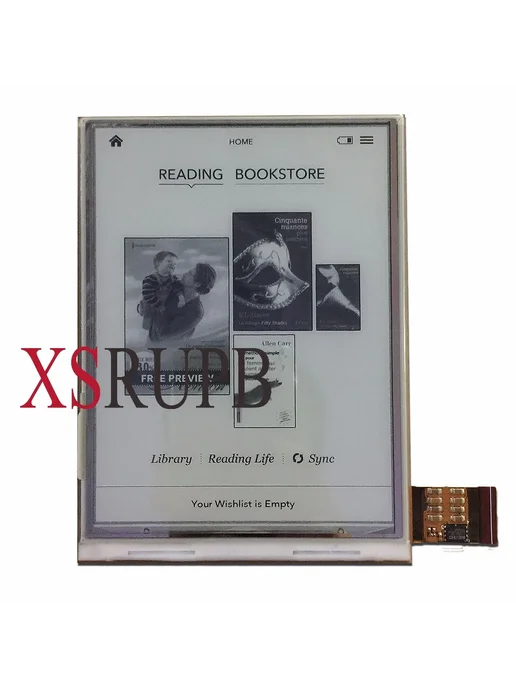 XSRUPB ЖК-дисплей ED060XC3 6 дюймов для Digma r658 ONYX BOOX C67SM, черный
