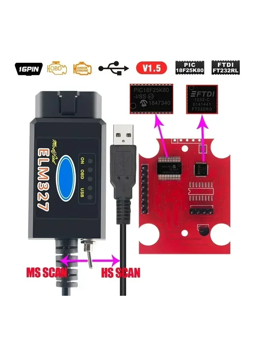 BXOBD OBD2 Bluetooth 4.0 сканер V03H4 BT4.0 V1.5, вариант, фото 7