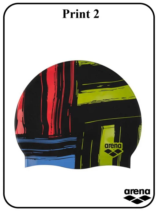 arena Шапочка для плавания Print 2, синий