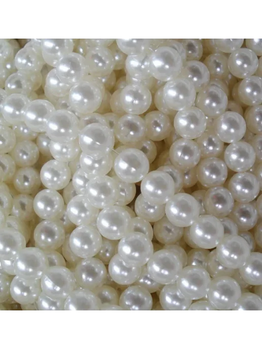Нет бренда Пластиковый бисер La Belleza 0,5 кг Белый, 3mm 45000PCS, Off, 500 г, 45000 шт