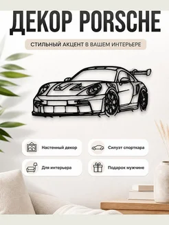 Настенный декор Porsche 911