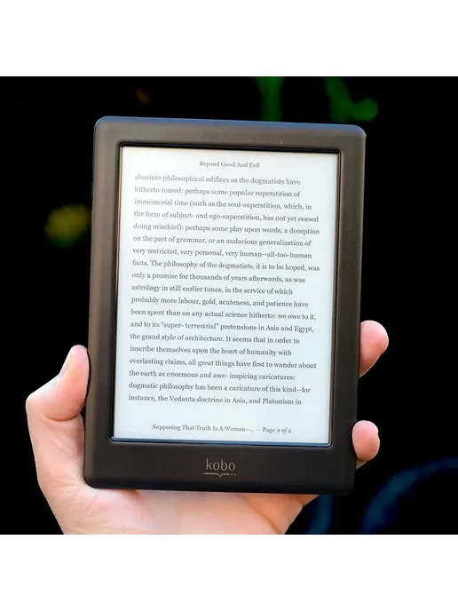 ink not ink Kobo Glo HD 16 ГБ с линией на экране Только устройство для ч, 16 ГБ, фото 3