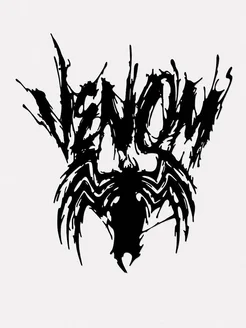 Декор Venom на стену или дверь