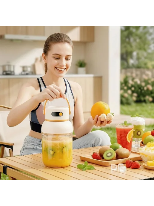 Мобильный блендер 40oz USB-C, персональный для коктейлей, вариант, фото 4