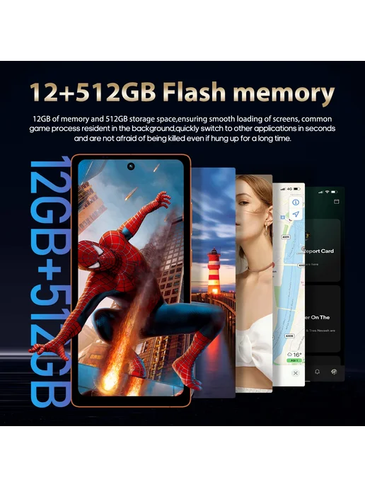 Смартфон fuffi S25 Pro 12/512 ГБ, оранжевый, фото 6