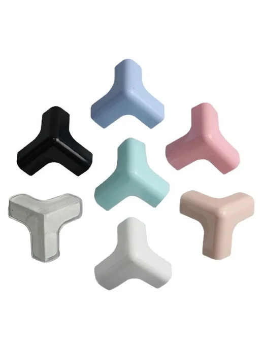 Защитные уголки ПВХ розовые 40×40×40 мм (10 шт), 40x40, 10 шт, фото 6