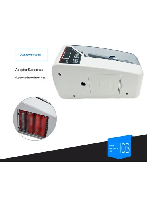 Нет бренда Портативный счетчик банкнот V30 220V, 110V, фото 3