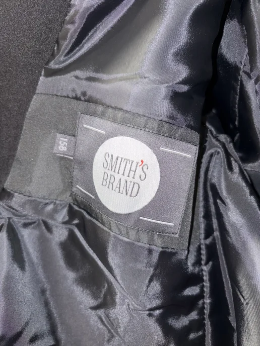 Smith's brand Пальто демисезонное, черный, фото 2