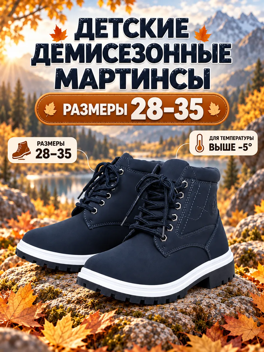 Демисезонные детские ботинки 1521255783 купить за 1702 ₽ в интернет ...