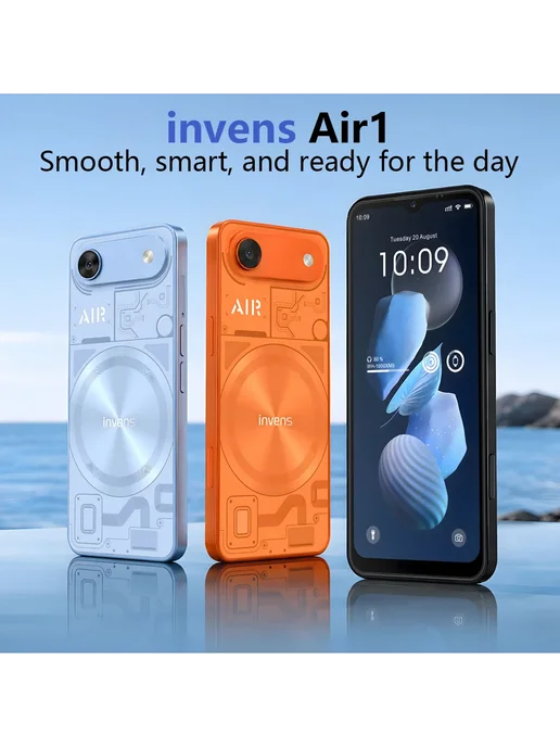 Смартфон HOTWAV Invens Air 1 4/128 ГБ, голубой, фото 3