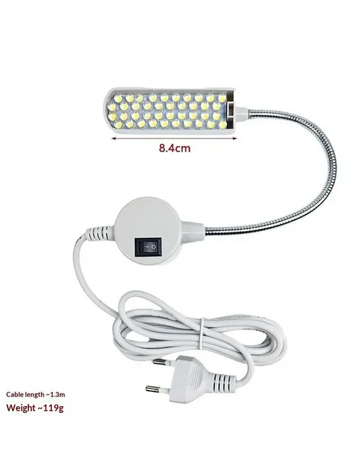 Нет бренда Магнитный светодиодный светильник AC220V 40 beads EU plug, Магнитный светодиодный AC220V 40