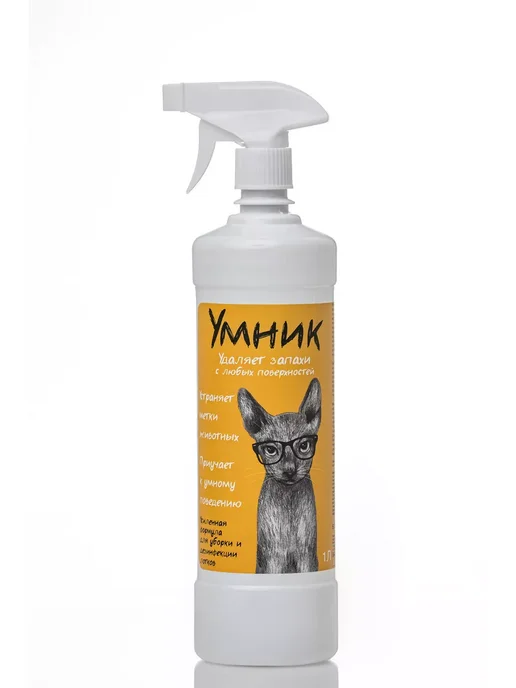 Ликвидатор запаха кошачьих туалетов Антизапах для лотка, 1 л