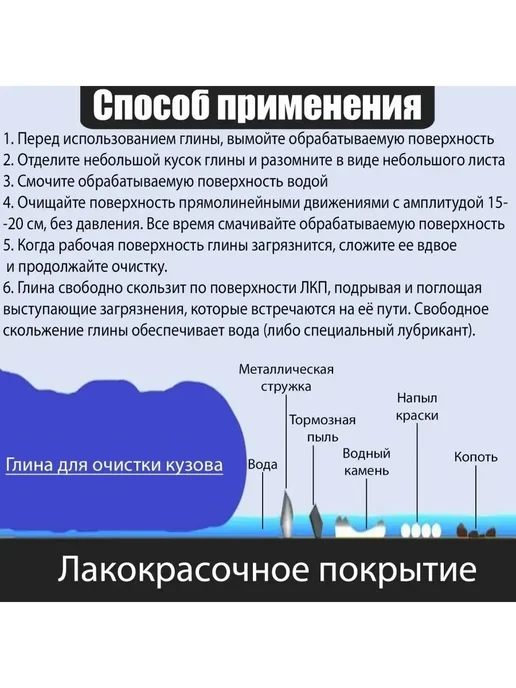Автоглина для мойки2шт, 2 шт, фото 3