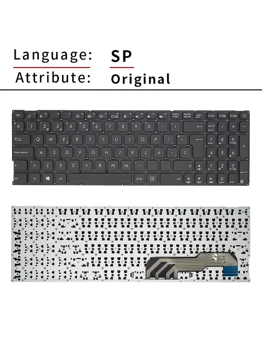 Jingqun Клавиатура для ноутбука ASUS X541 SP New, черный