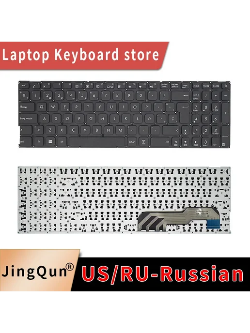Jingqun Клавиатура для ноутбука ASUS X541 SP New, черный, фото 2