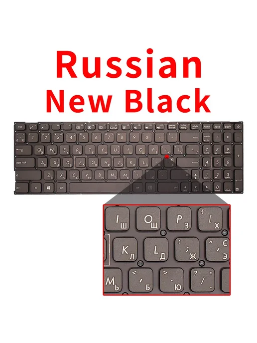Jingqun Клавиатура для ноутбука ASUS X541 SP New, черный, фото 4