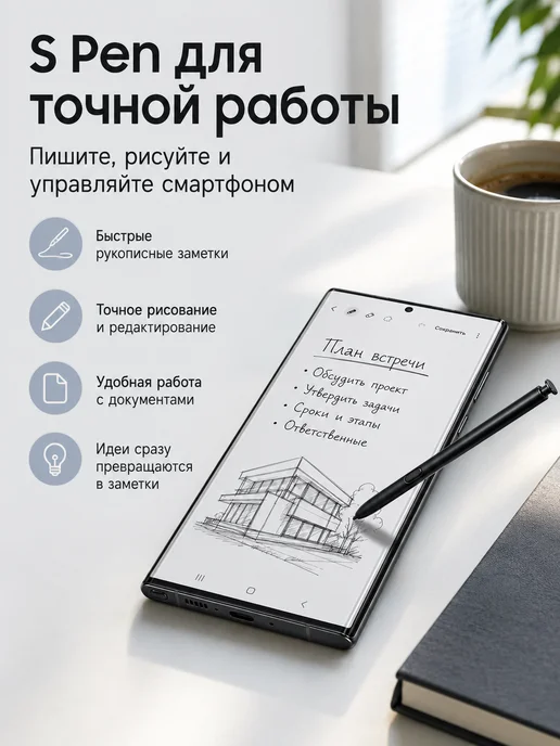 Смартфон Samsung Note 20 Ultra 12/12 ГБ, черный, фото 5