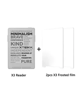 XTEINK Электронная книга X3 (серый черный), 16 ГБ 2pcs frost