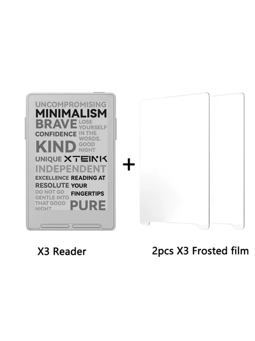 XTEINK Электронная книга X3 (серый черный), 16 ГБ 2pcs frost, 16 ГБ, 2 шт, фото 3