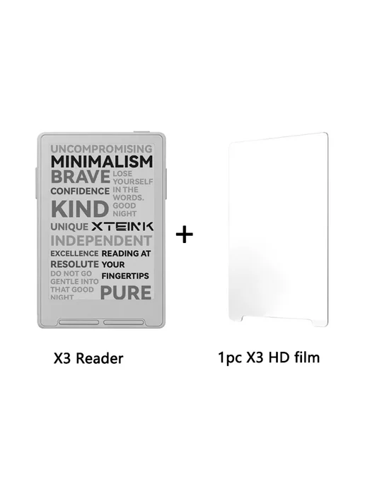 XTEINK Электронная книга X3 (серый черный), 16 ГБ 2pcs frost, 16 ГБ, 2 шт, фото 4