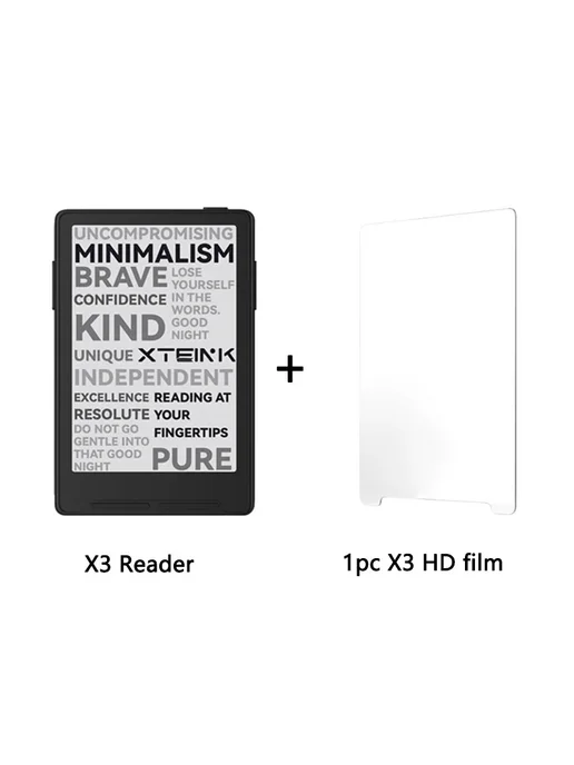 XTEINK Электронная книга X3 (серый черный), 16 ГБ 2pcs frost, 16 ГБ, 2 шт, фото 5