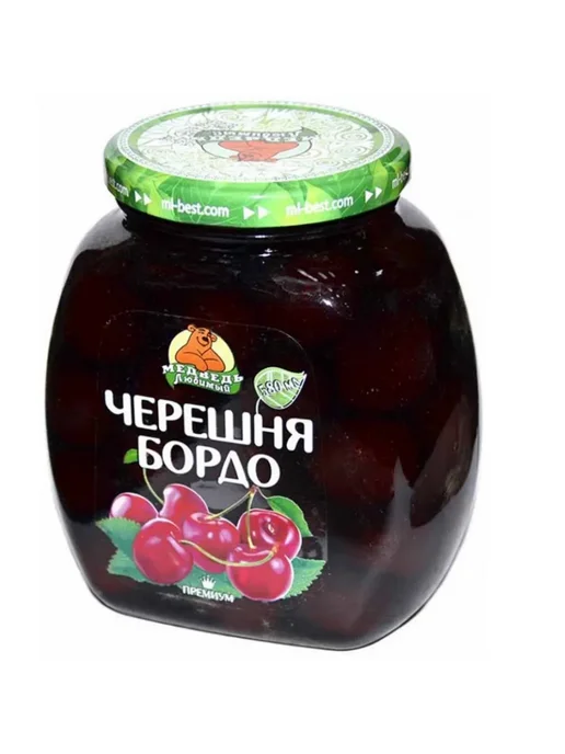Медведь любимый Черешня Премиум бордо 580мл, 580 мл, фото 2