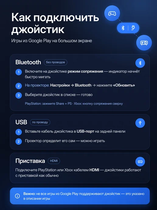 AltairStore Проектор для фильмов домашний на стену, черный, фото 8