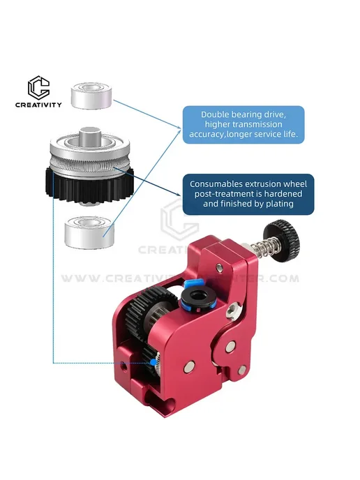 CROWN Шестерня для экструдера Creativity K1C 2pcs K1C Gear, 2 шт, фото 4