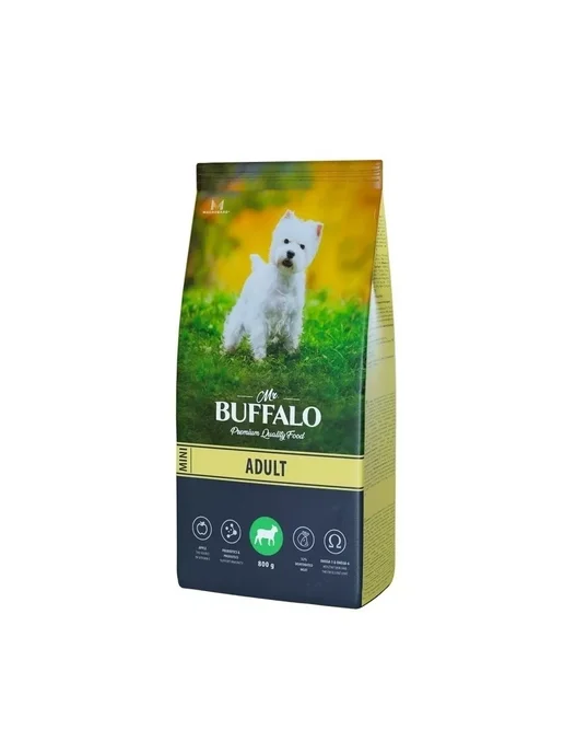 Сухой корм Mr.BUFFALO для собак, взрослые, мелкие, 0,8 кг