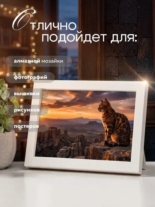 Keep memories Фоторамка белая 10х15 см, 10x15 см, фото 4